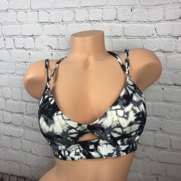 VS Pink Bonded Scoop Push Up Sports Bra Tie dye - Picture 2 of 5